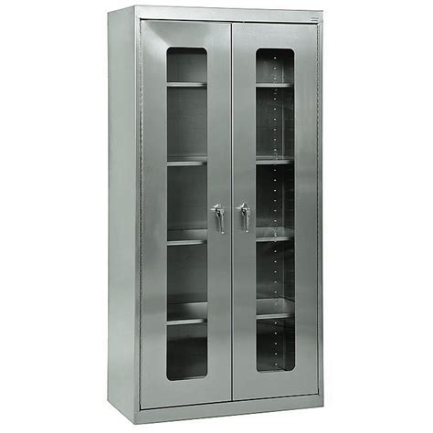 sandusky jumbo steel storage cabinet|sandusky clear view storage cabinet.